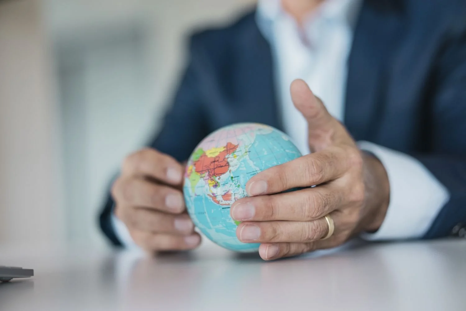 Globe representing foreign tax reporting