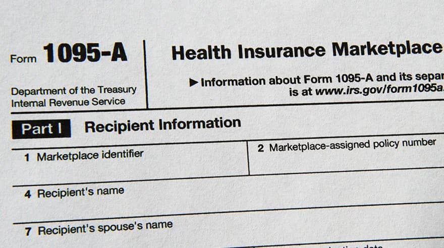 IRS Form 1095-A Health Insurance Marketplace Statement