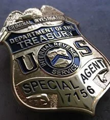 IRS Criminal Investigation badge